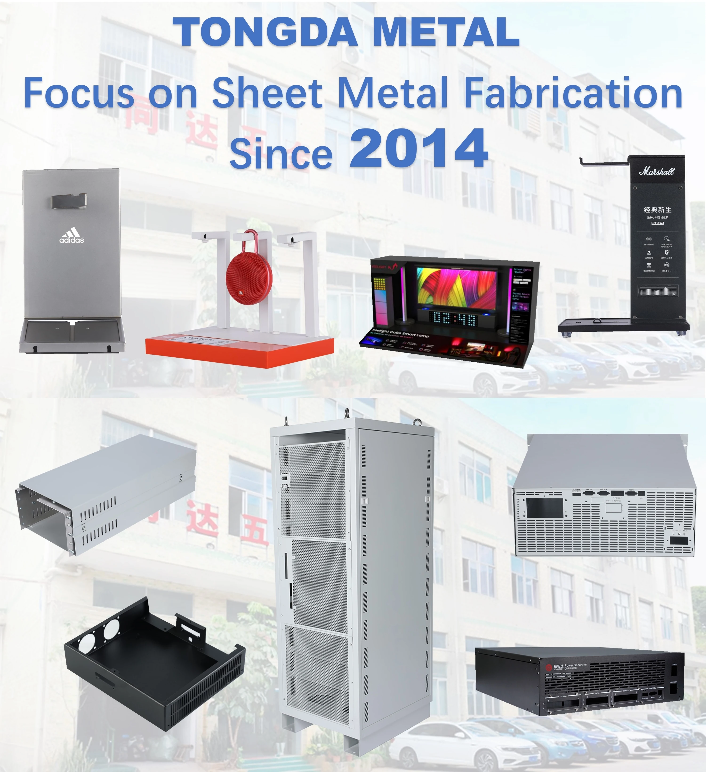 Custom Sheet Metal Fabriation Laser Cutting Aluminum Sheet For Anodized gold Menu Board