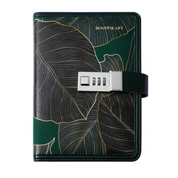 Adult Diary Gift Notebook With Lock  Midori Travelers Notebook Binder For Refills Business Journals