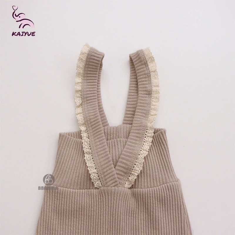 New Spring Newborn Baby Girls Solid Cotton Bodysuit Cute Cotton Romper Jumpsuit Cotton baby  Sleeveless Suspenders Jump suit