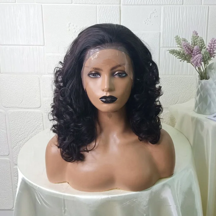 Горячая Красота 12А супер двойной нарисованный волос яйцо завиток Funmi парик оптом необработанные девственные парики