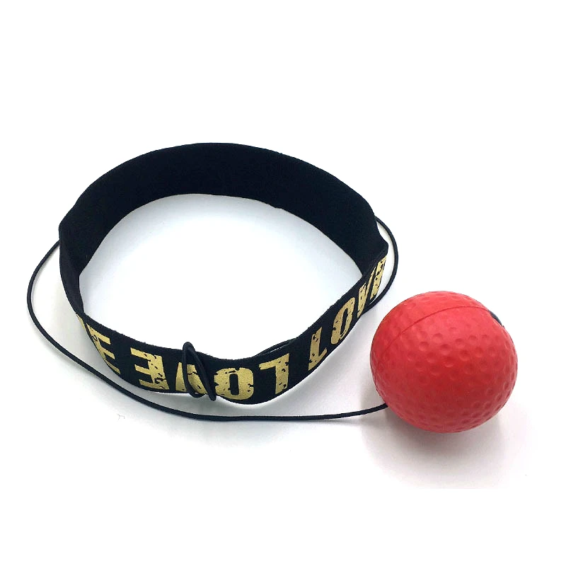Fitness headwear reflex PU rubber speed boxing ball boxing fight ball boxing reflex ball with headband