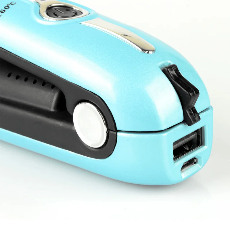 USB Charge Wireless Flat Iron Mini Ceramic Coating 3D Floating Hair Straightener