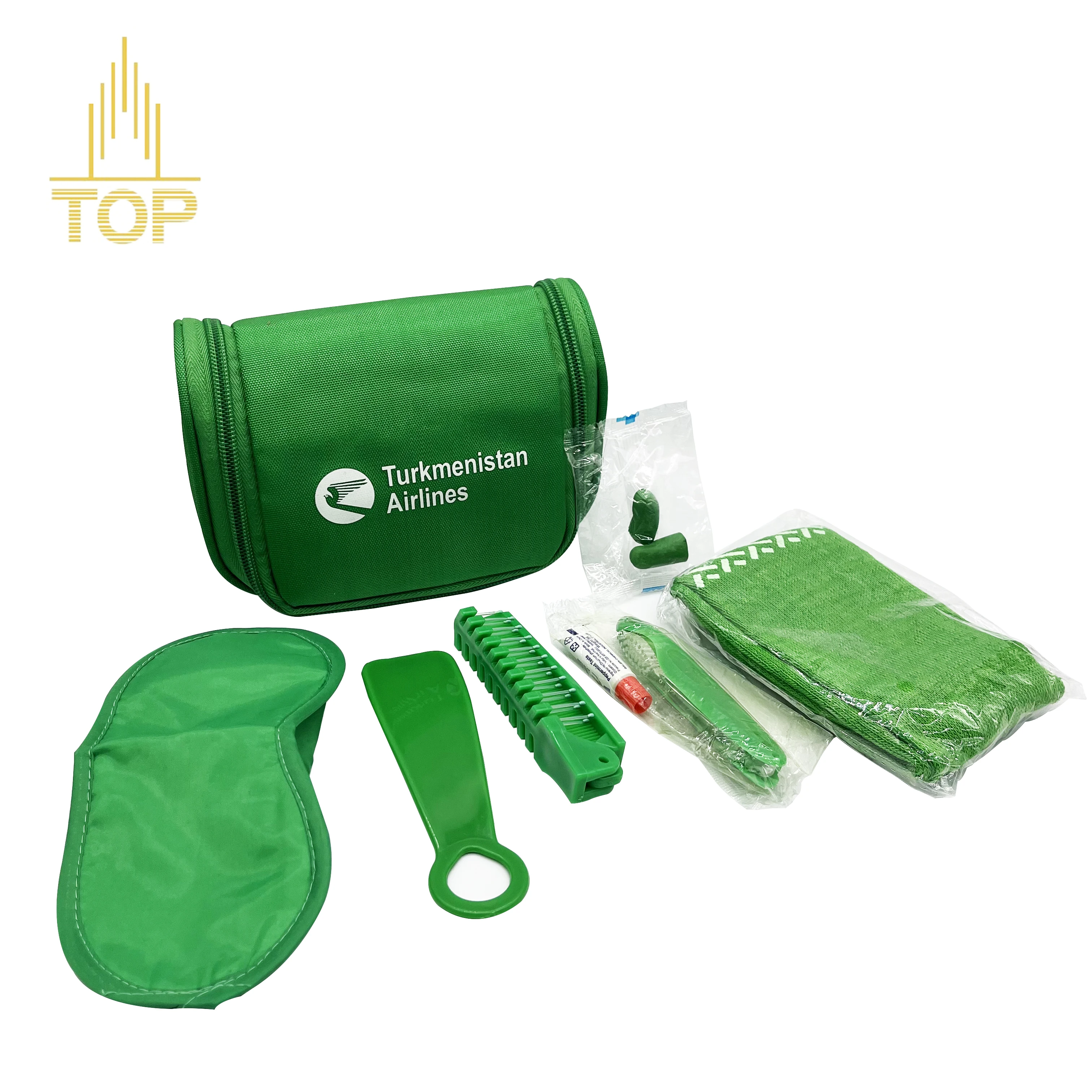 premium business travel kit for airplane hotel amenities dental kit eye mask earplug