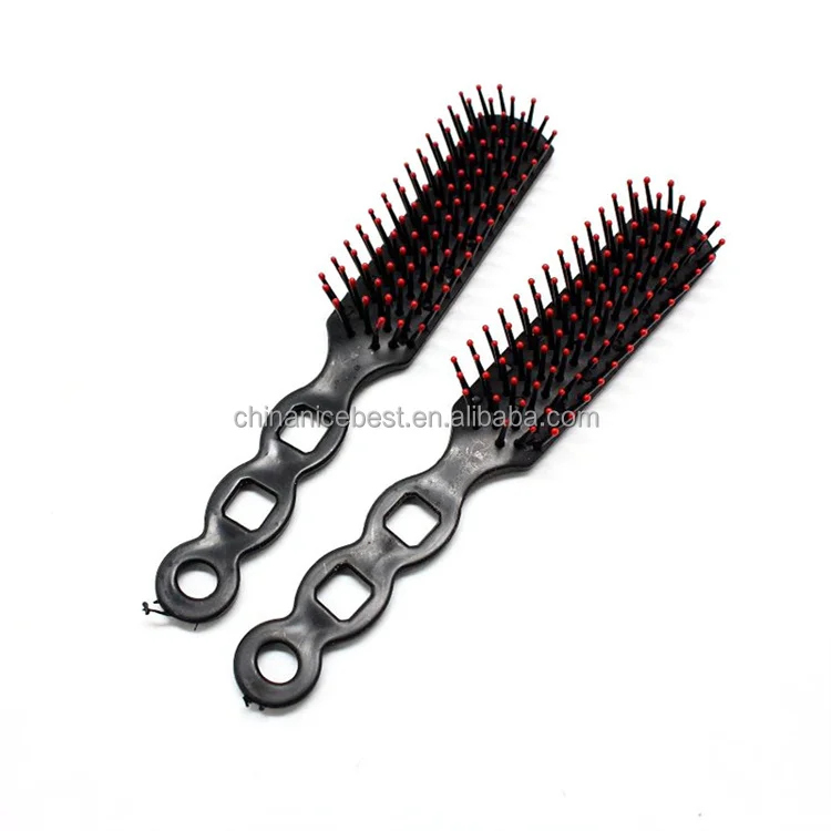 Bulk Hair Brushes Anti-Entangling Massage Comb with Nylon Bristles for Curly Hair Homeless Shelters Hotels Travel Use