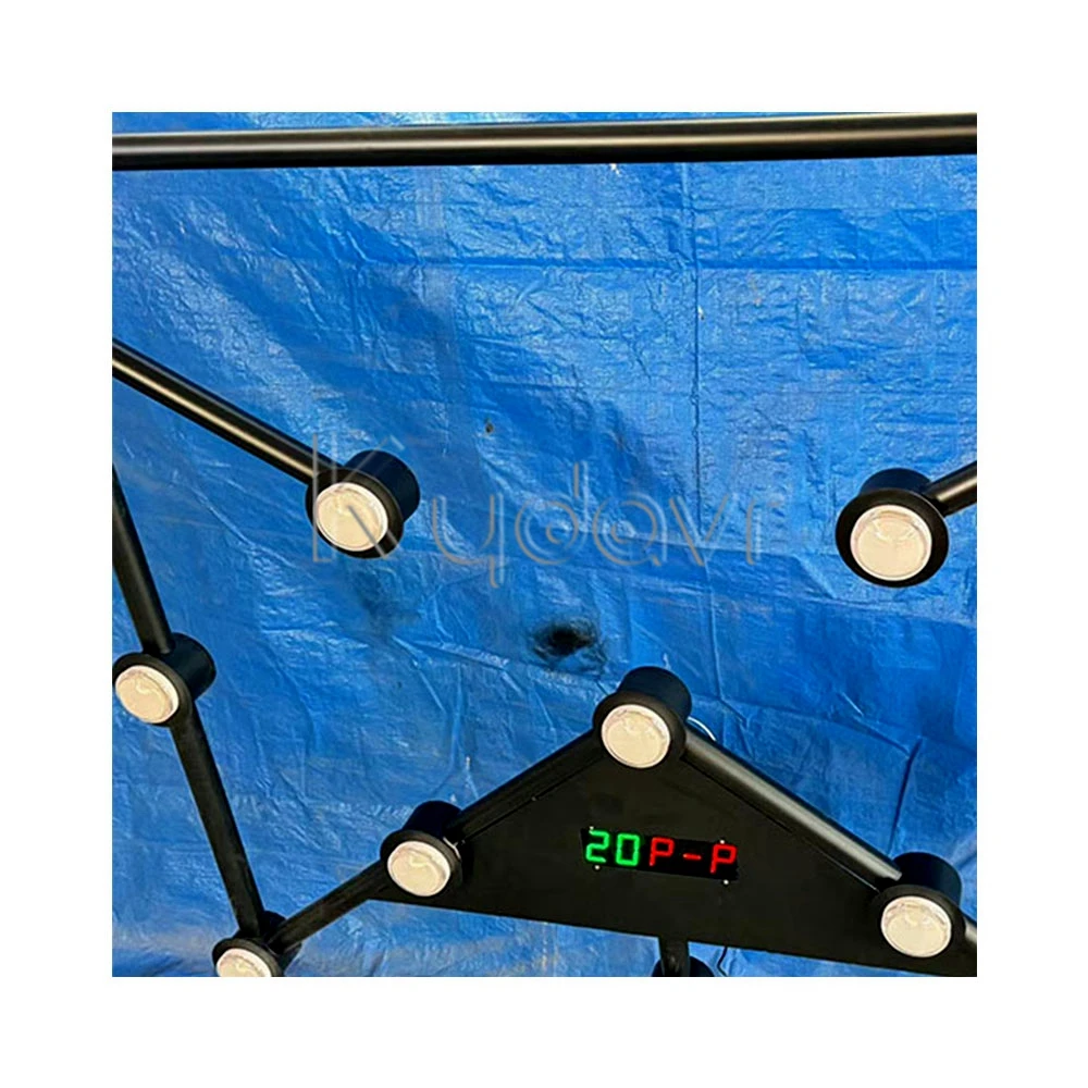 Carnival booth timer speed challenge response training push led button lights out electronic reaction game