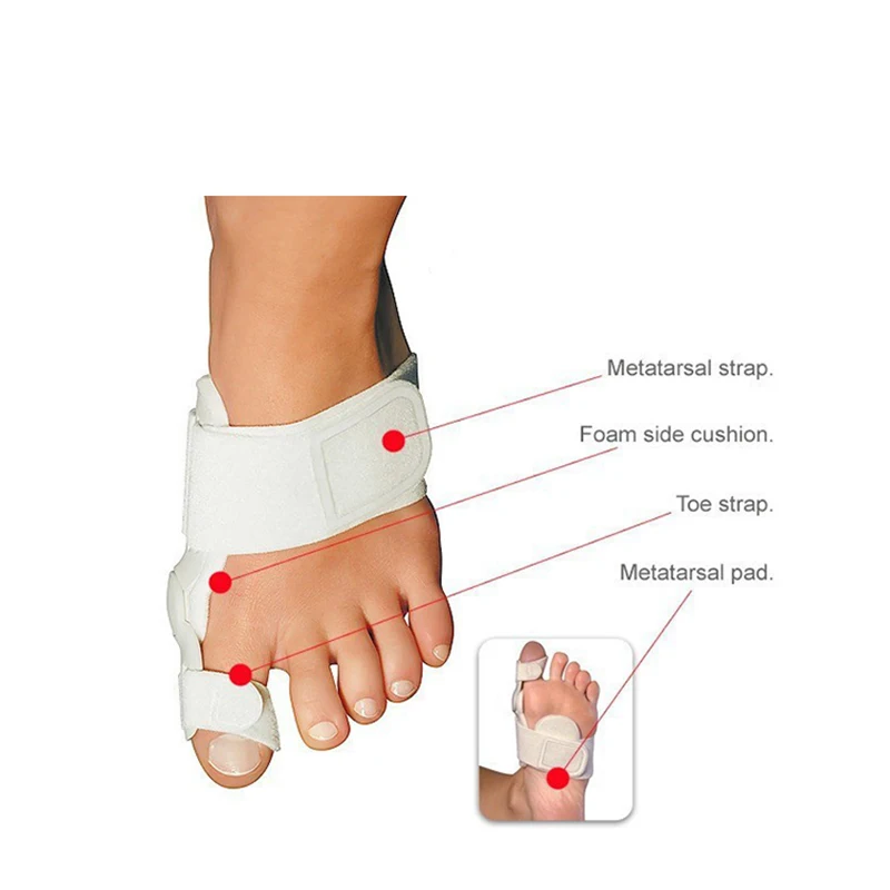 New Toe Separator Protective Sleeve Hallux Valgus Orthodontic Belt