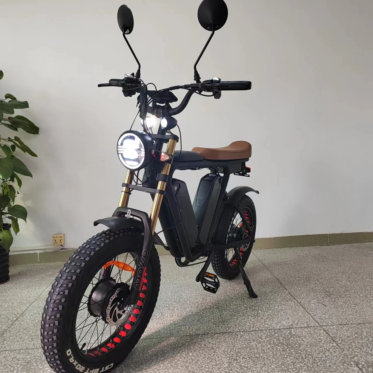Electric Bike 1000w 48v*2   Dual Motors  22ah*2  Dual Batteries Oil brake  Fast Electric Bike Sports  Electric Fat Tire Bike