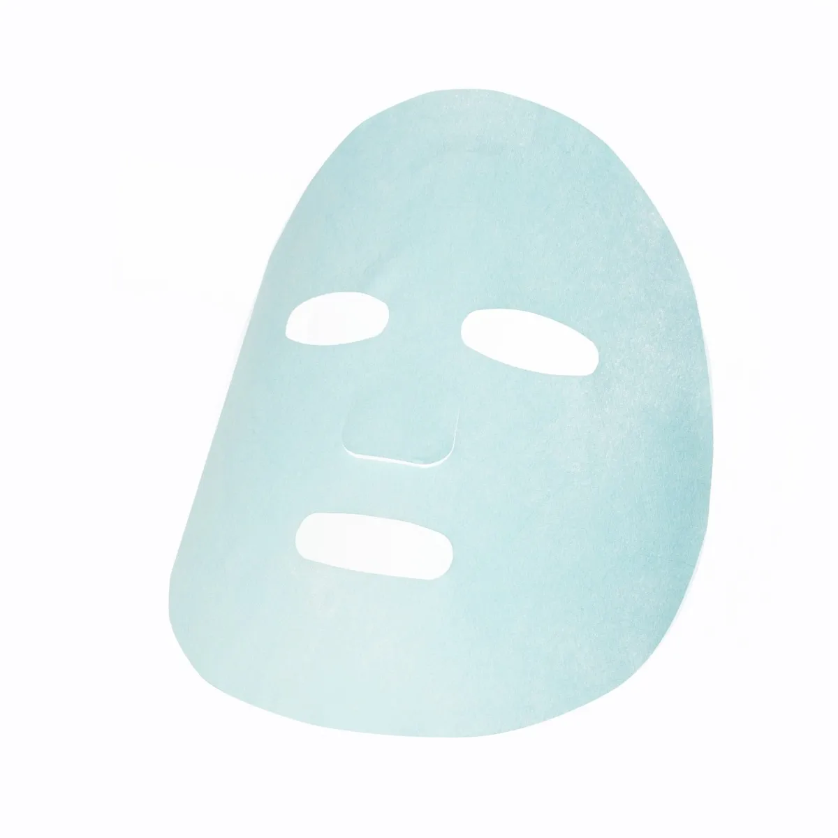 Lake Blue Microfiber Sheet Mask with Gauze Liner Dry Mask Cloth Material
