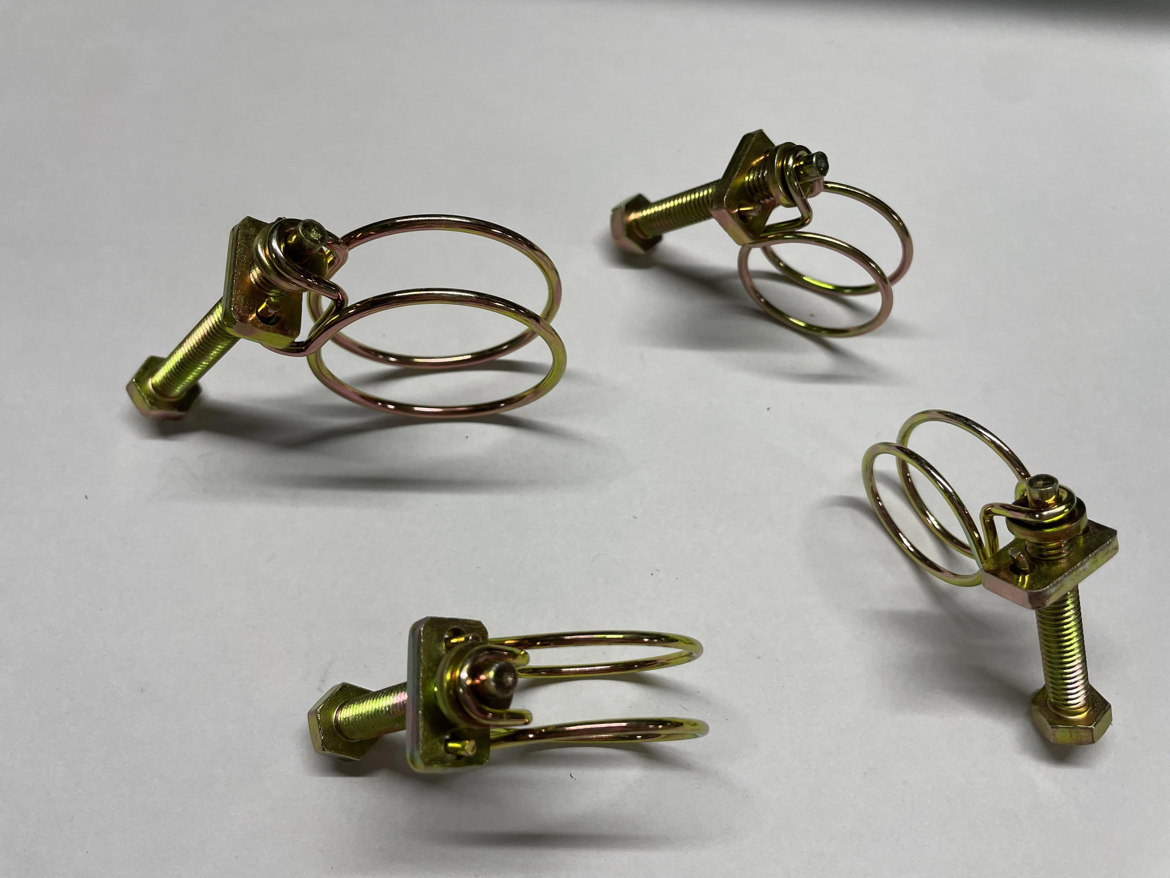 customized Double Wire pipe clamps Stainless Steel Auto Hose clip clamps