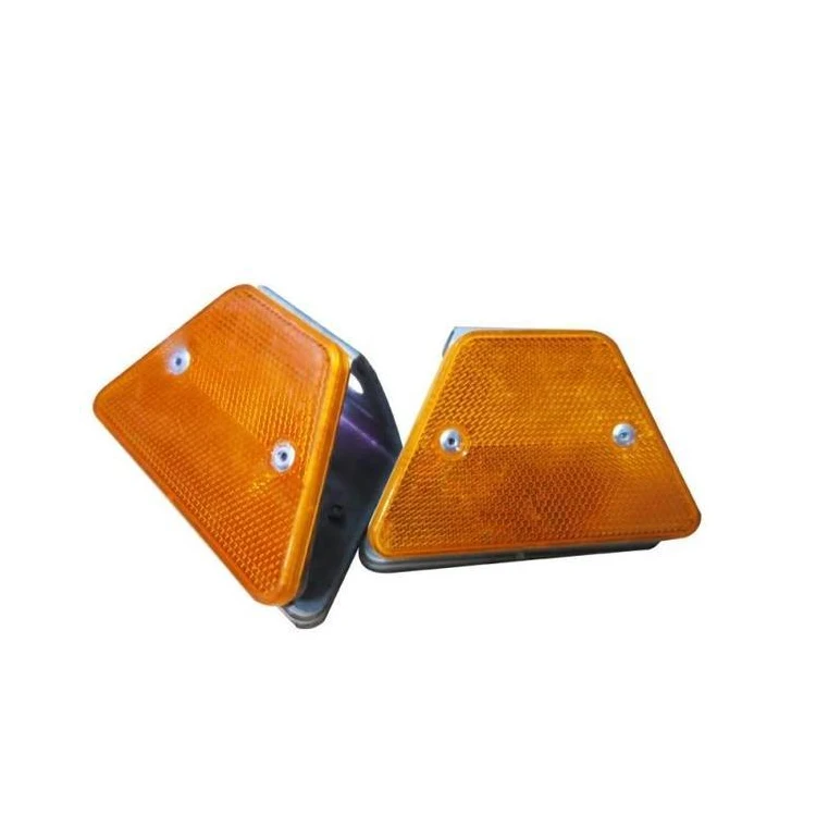 Cat Eyes Solar Roads Side Safety Lights reflectores Aluminium Guardrail Delineator Reflectors Price