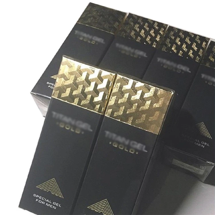 Original Black Tube Titan Gel Gold Russian Penis Enlargement Cream Retarder Intim Gel Helps Men Effective Penis Growth Dela