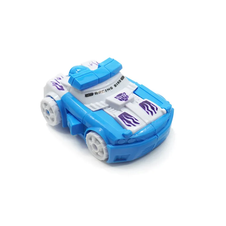 Transformed 2  Model Robot Car Changeable Assembly Deformation Deformed Transforming Toys for Kids Surprise Egg Capsule