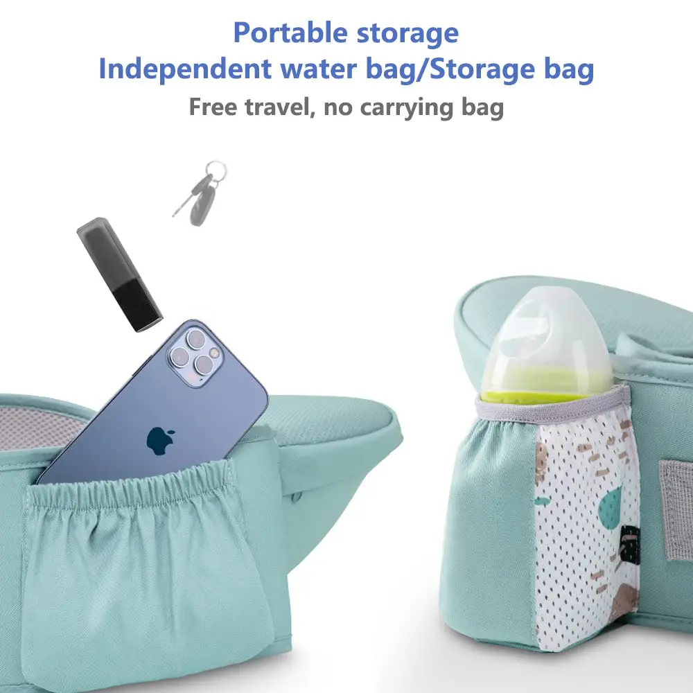 hot sell with bottle pouch  hip seat front baby carrier backpack for baby travel