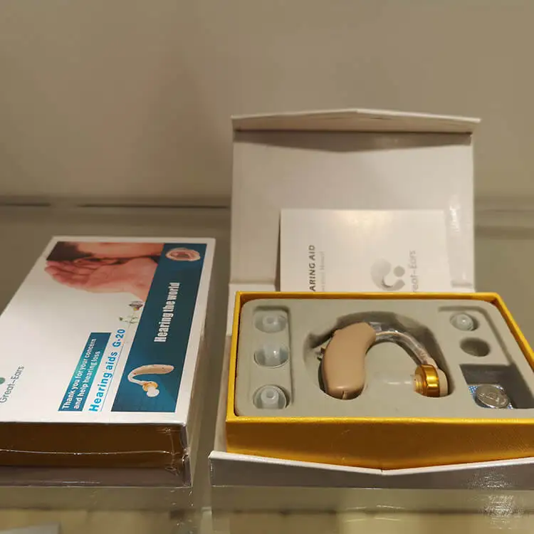 G-20 Promotion Product BTE Type Analog Ear Sound Amplifier Hearing Aids