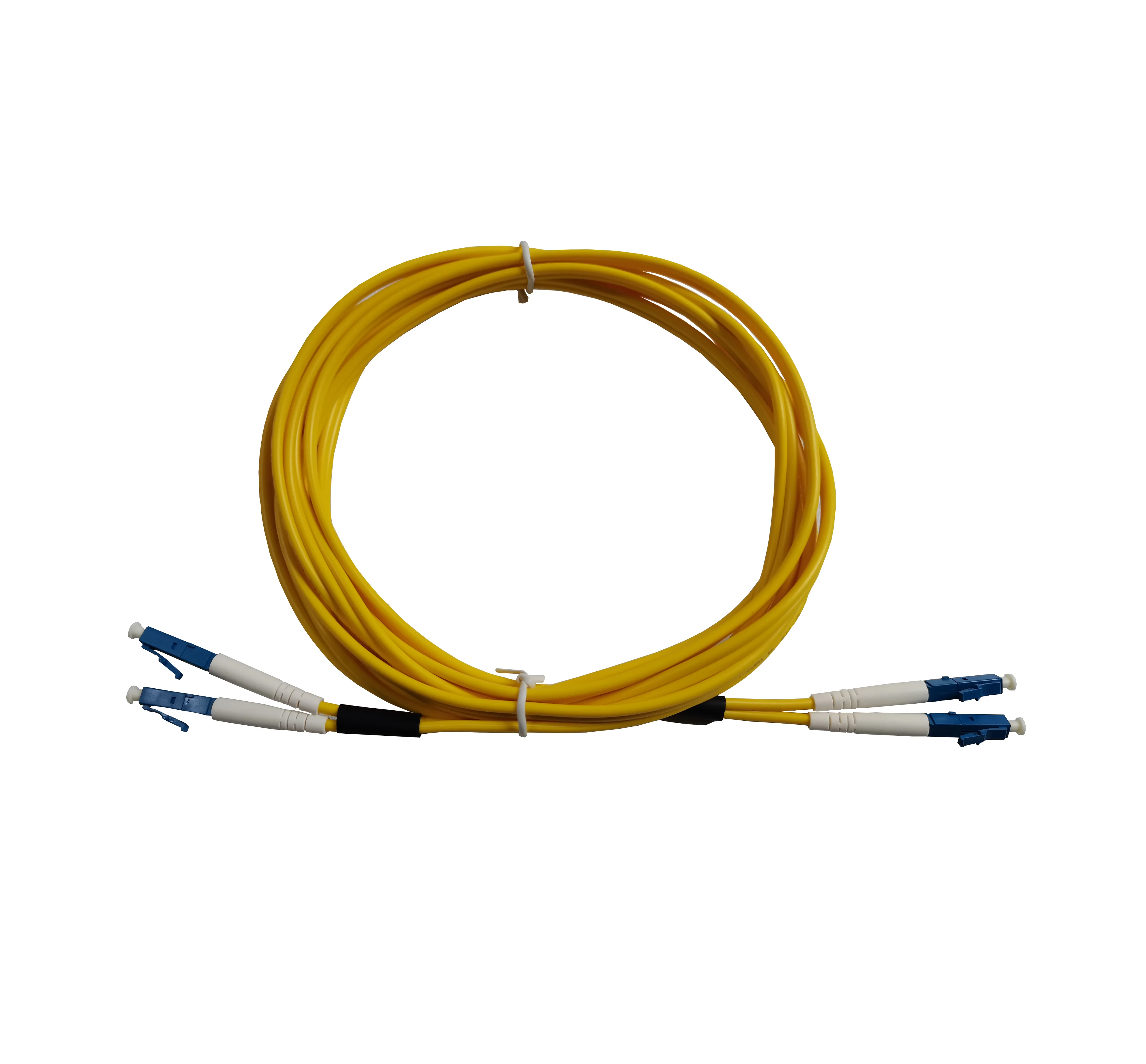 Одномодовый дуплексный волоконно-оптический патч-корд LC UPC к LC UPC