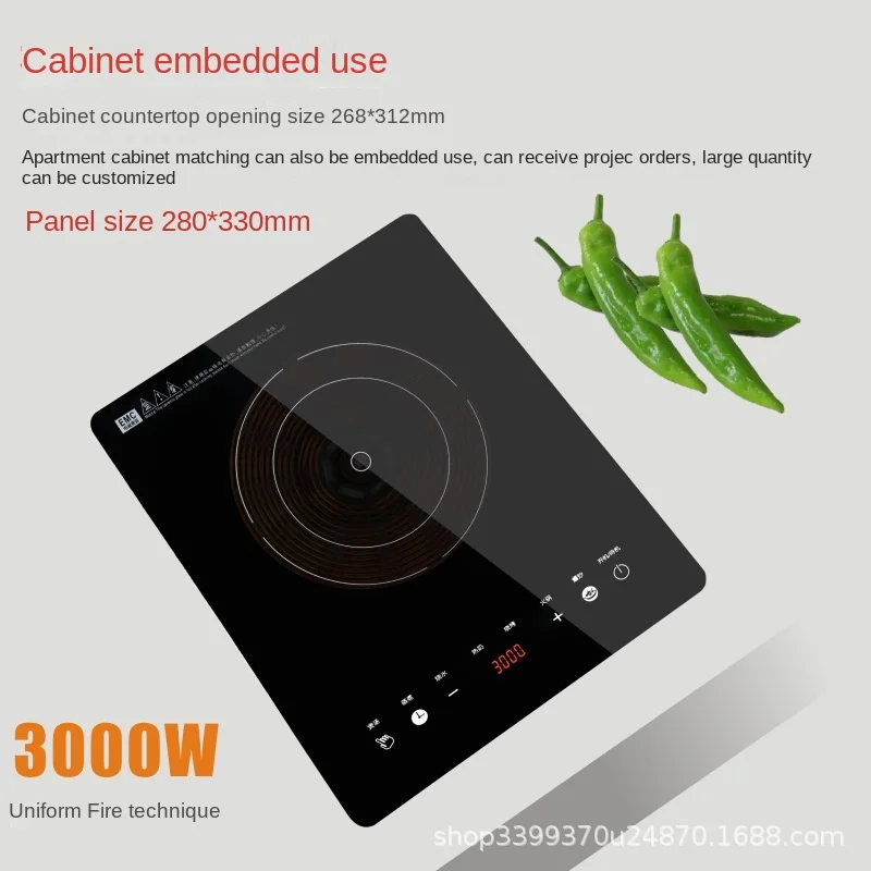 High Performance Waterproof Thermal Paste Induction Cooker Aluminum Material Stainless Steel Housing Temperature Sensor Stove