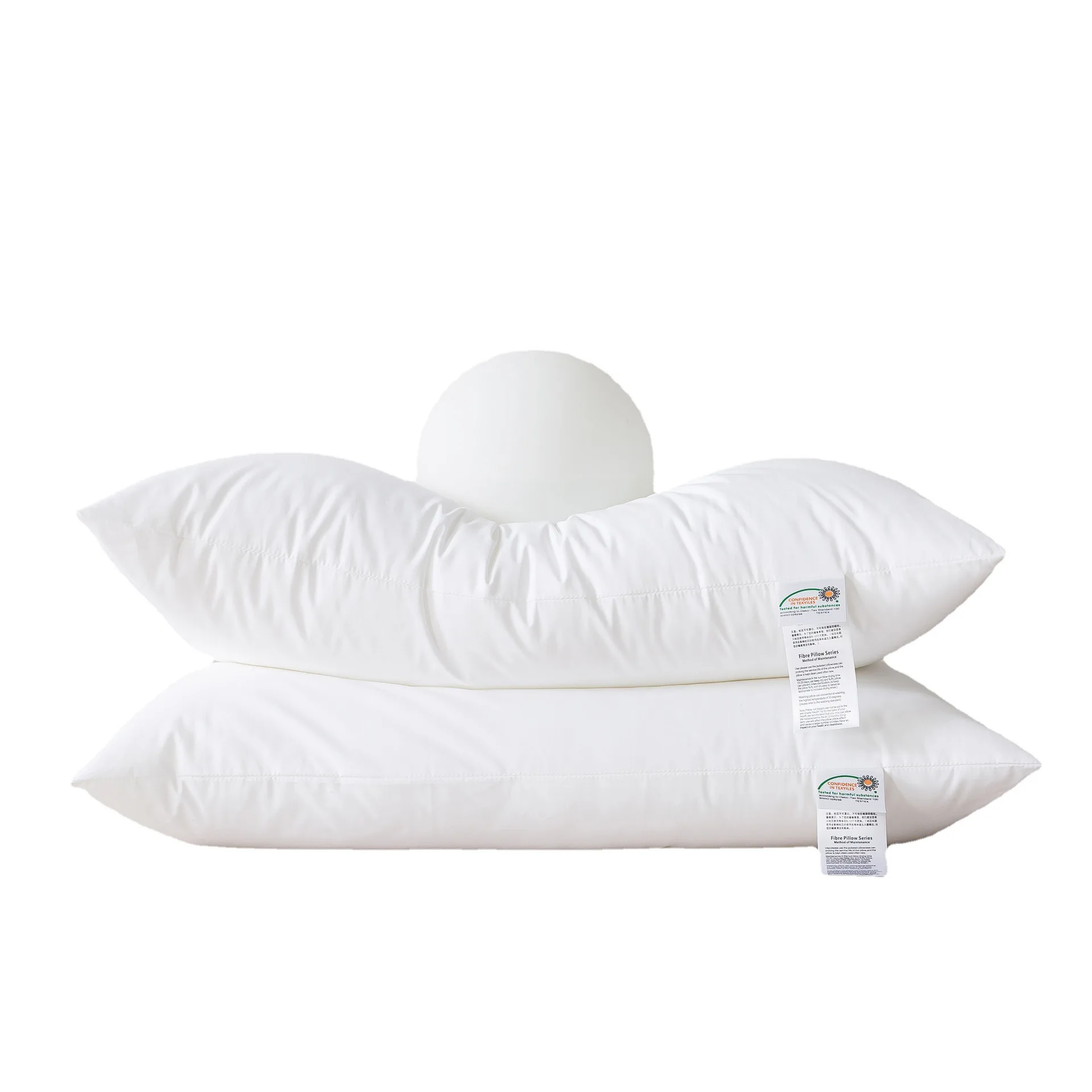 Wholesale 5 Star Luxury Hilton Hotel Collection Sleeping Microfiber Goose Down Filling White Pillow Hilton Hotel
