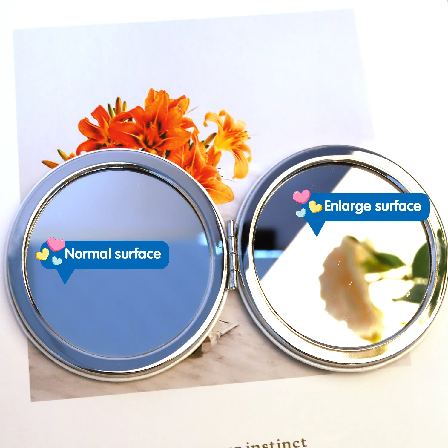 Diamond Painting Compact Mirror Mandala Diamond Art Small Travel Pocket Mirror Diamond Dots DIY Craft Kits