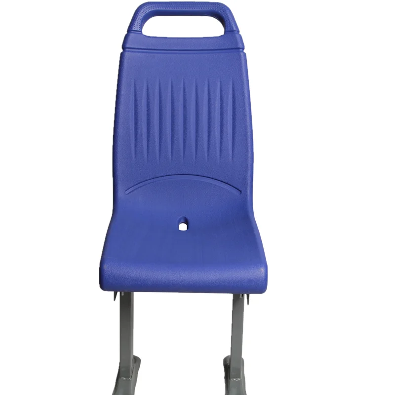 Plastic passenger seat for city bus by blow molding