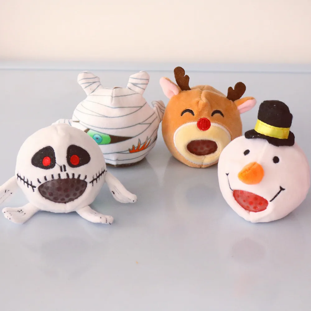 10CM Cute Cartoon Squishy Stuffed Animal Halloween Pumpkin Squeeze Toys Promotion Gifts Kids