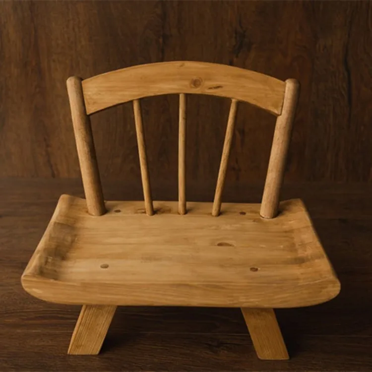 Newborn Baby Basket For Photography Props Vintage Posing Lounge Chair Mini Basket Fotografia Accessories Studio Shooting Props