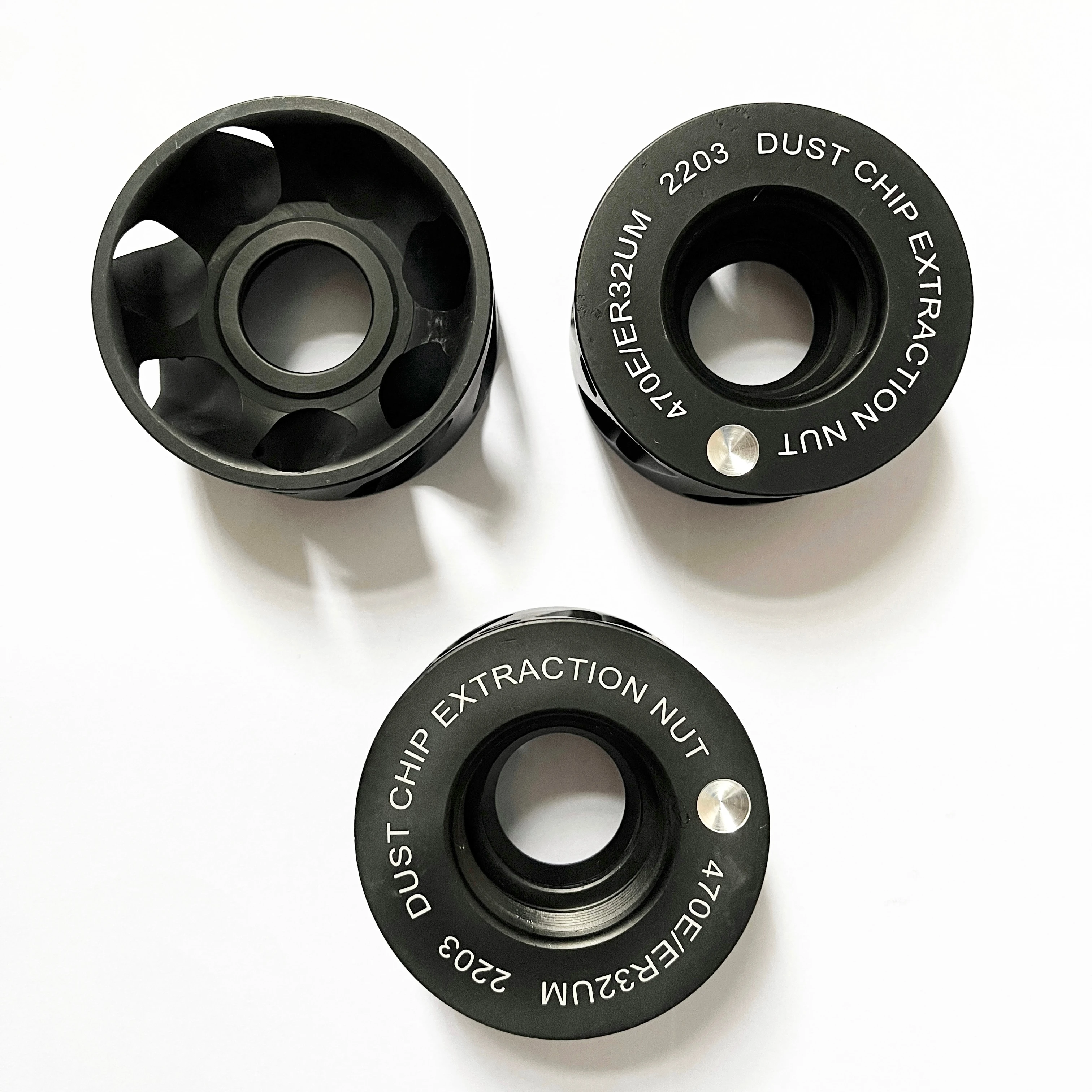 High Quality Chinese manufacturer ER 32  or ER 25 or ER 40 dust chip extraction nut for CNC woodworking machines