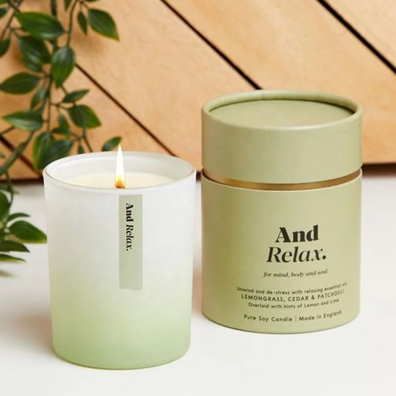 Wholesale Private Label Custom Aroma Screen Printing Logo Glass Scented Soy Candles Luxury