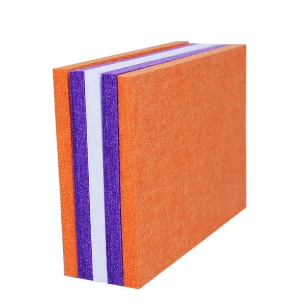 High Density Fire Retardant Soundproof Acoustic Panel PET Acoustic Panel For Interior Decoration