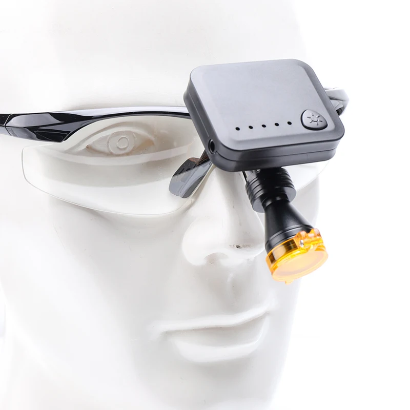 Wireless Portable Head Light Plastic Frame Dental Surgical Operation Headlight Medical Headlamp Dental Laboratory