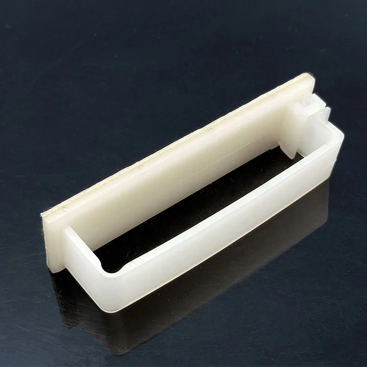 Plastic Natural self -adhesive cord clamp 2pcs in one flat cable clips