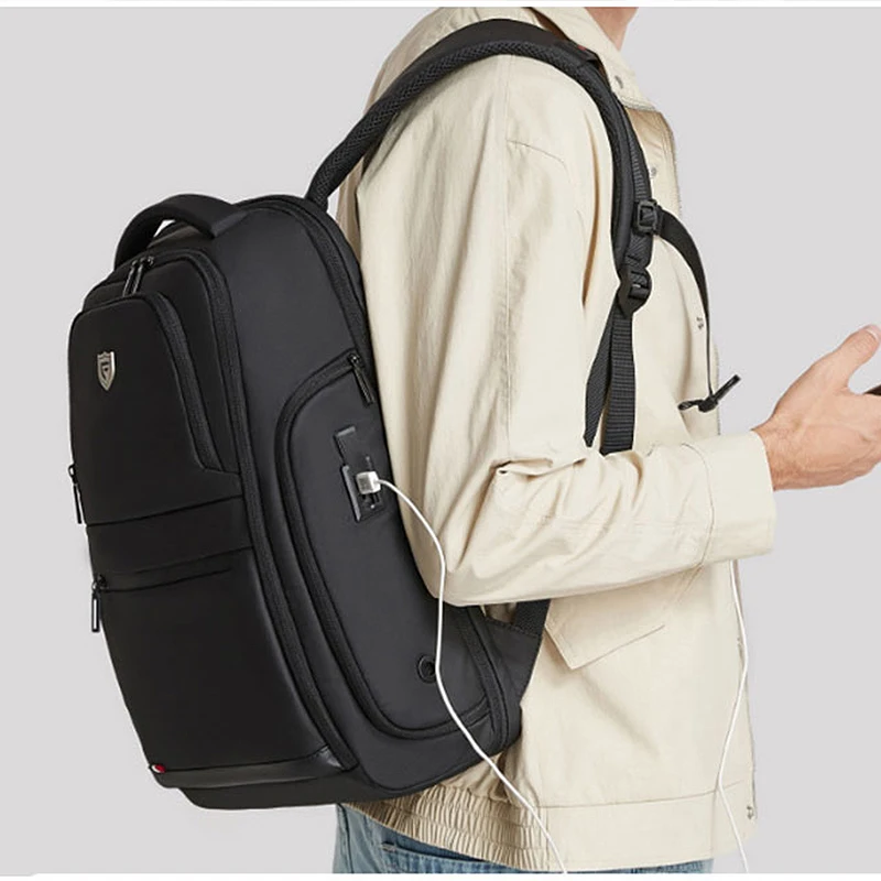 Unisex Large Capacity Waterproof Notebook Laptop Backpack for Man