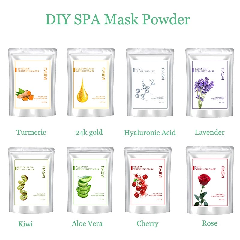 Fruit Flower Extract Facial Mask Powder Natural Jelly Mask For All Skin Types Facial Crystal Mask