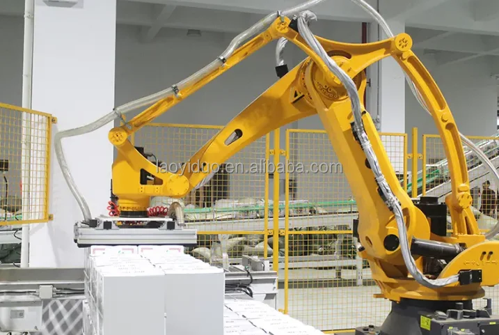 Robot Palletizer System Automatic Carton Case Robot Palletizer