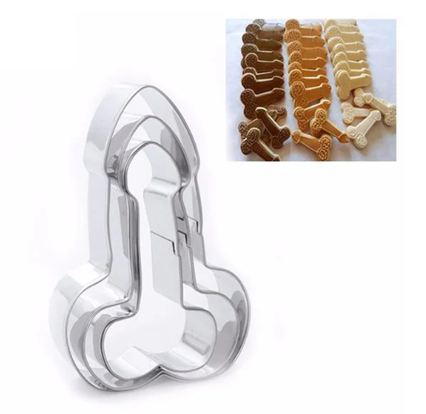 
Fondant Cake Mould Stainless Steel Willy Penis Cookie Cutter Biscuit Baking Mold 