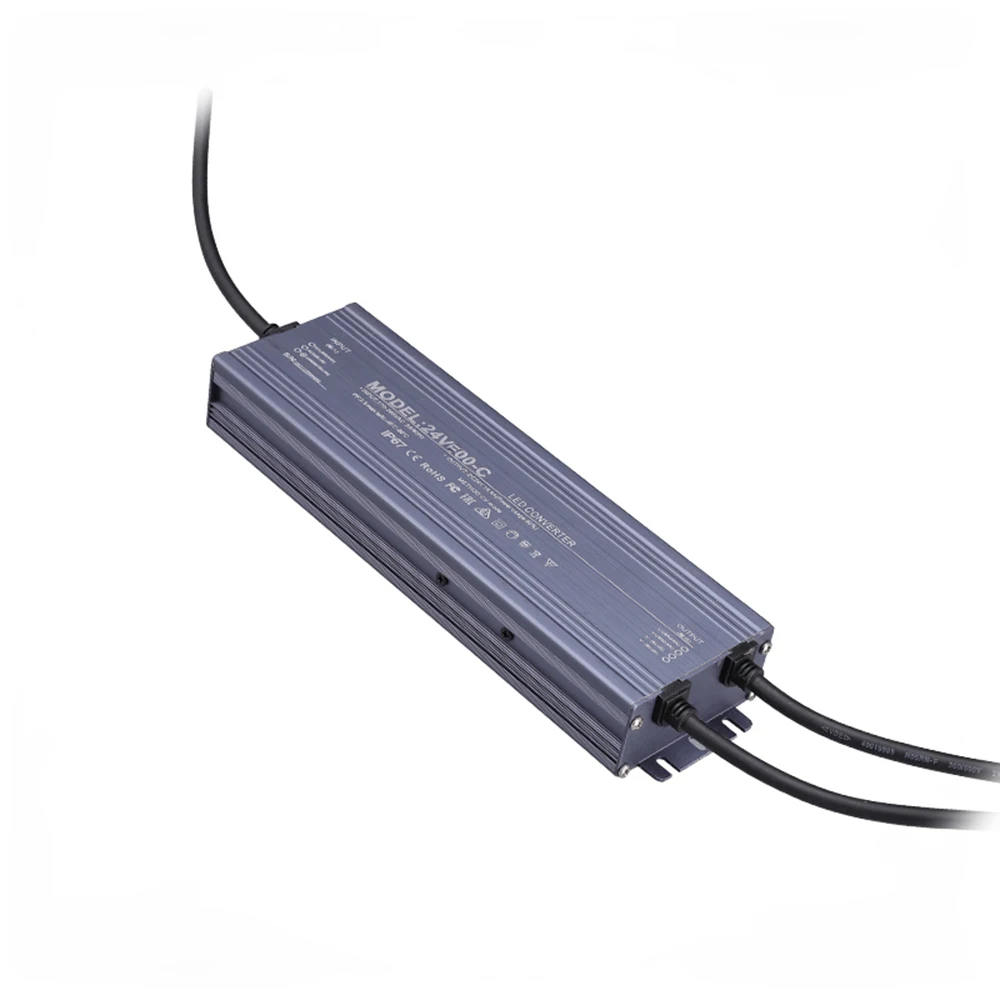 12 В водонепроницаемый источник питания 170 переменного тока v-265V в DC 12V 24V 100W 150W 200W 500W наружный гель заливной светодиодный трансформатор