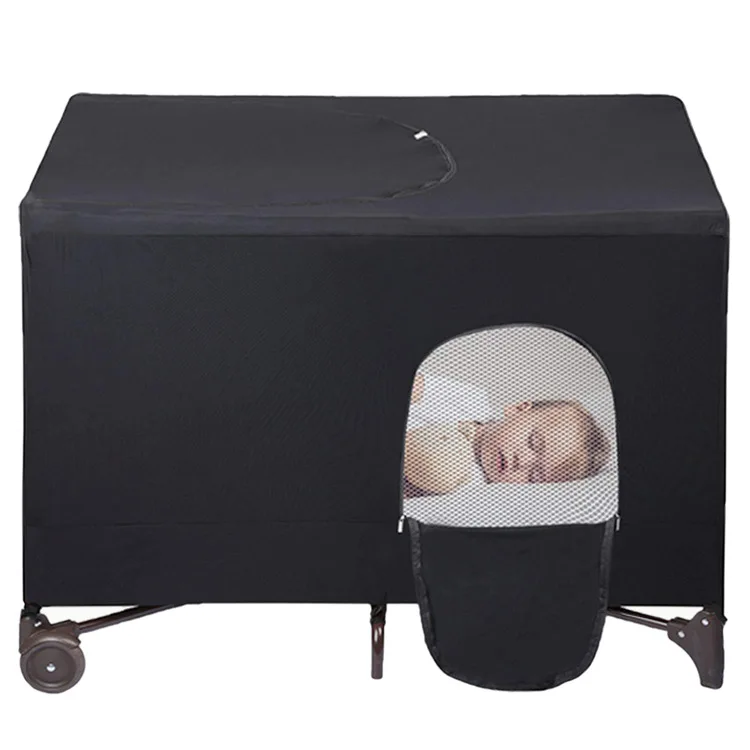  Outdoor Tent Cover Stretchy Blackout Indoor Portable Sleeping Play Comfort Proof Mosquito Bed Baby Crib