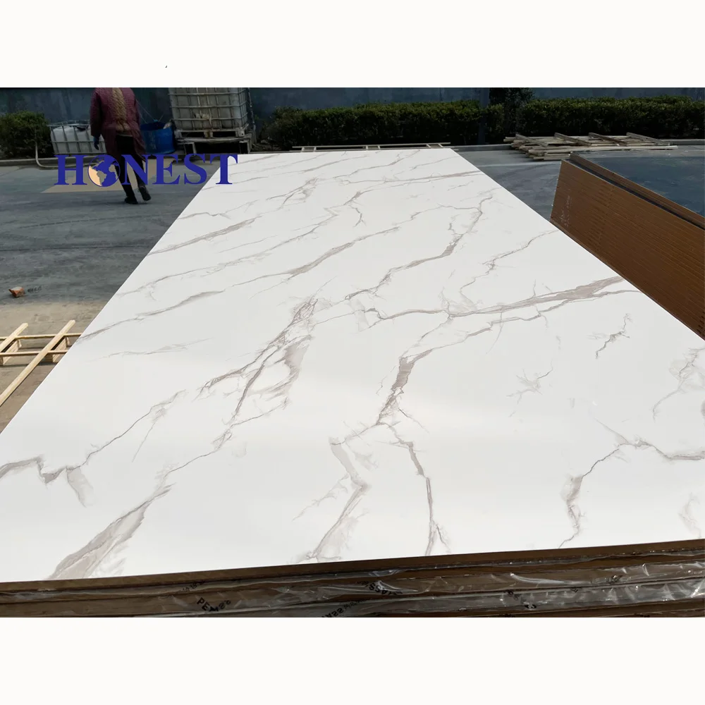 18mm 16mm 12mm 9mm UV High Gloss Melamine Faced UV Mdf Board Panel for Furniture Plywood