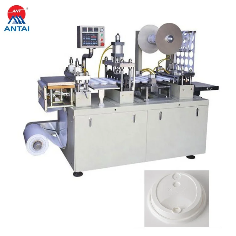 
AnTai DP-420 Full Cup Lid Forming Cover Automatic Plastic Mini Thermoforming Machines 