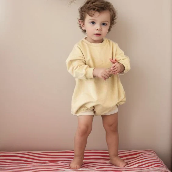 2024 New Baby Boutique Romper 100% Organic Cotton Solid Sweater Long Sleeved Baby Rompers 0-3 months