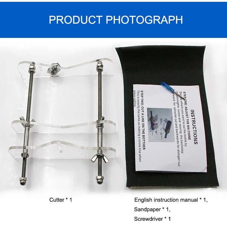 Glass bottle cutting tool Wine bottle cutter DIY Wine bottle cutting tool Cutting glass knife