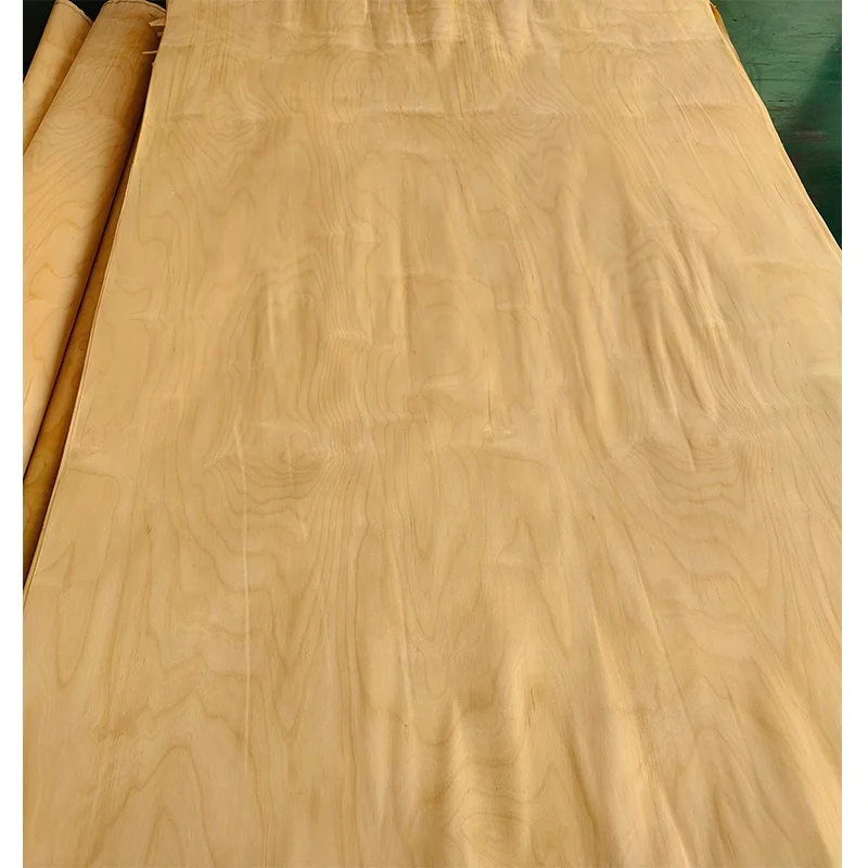 Professional Manufacturing Birch Veneer Price Rotary Cut 1.5mm birch veneer Yellow Birch Veneer For Plywood
