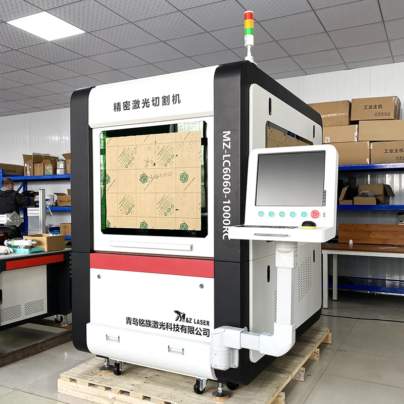 1500W 6060 Enclosed High Precision Fiber Laser Cutting Machine for Metal Materials with MAX/RAYCUS LASER SOURCE