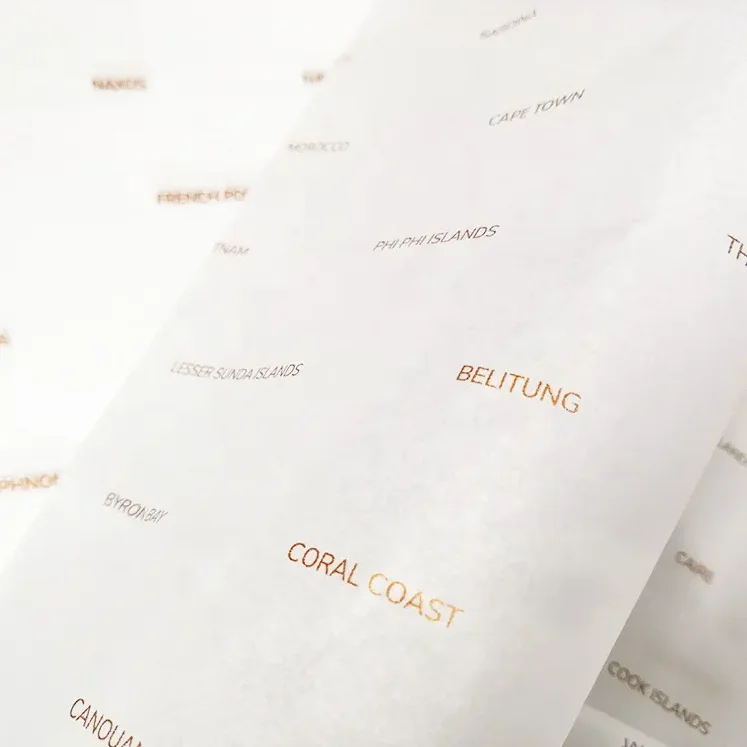 Customised Gloden Logo Black Packaging Paper Tissue Wrapping Paper Clothes Shoes Packaging Wrap Tissue Paper