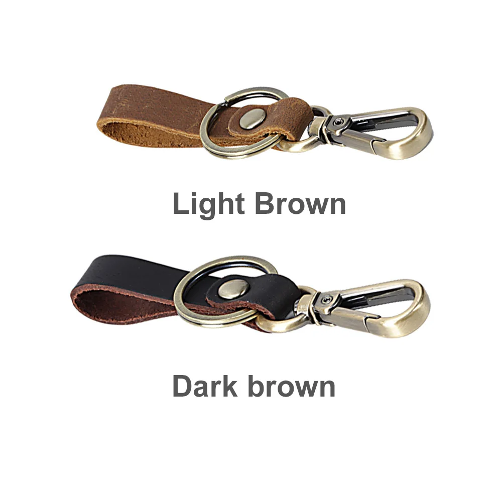 Tiding оригинальный премиум брелок для ключей из натуральной кожи Crazy Horse