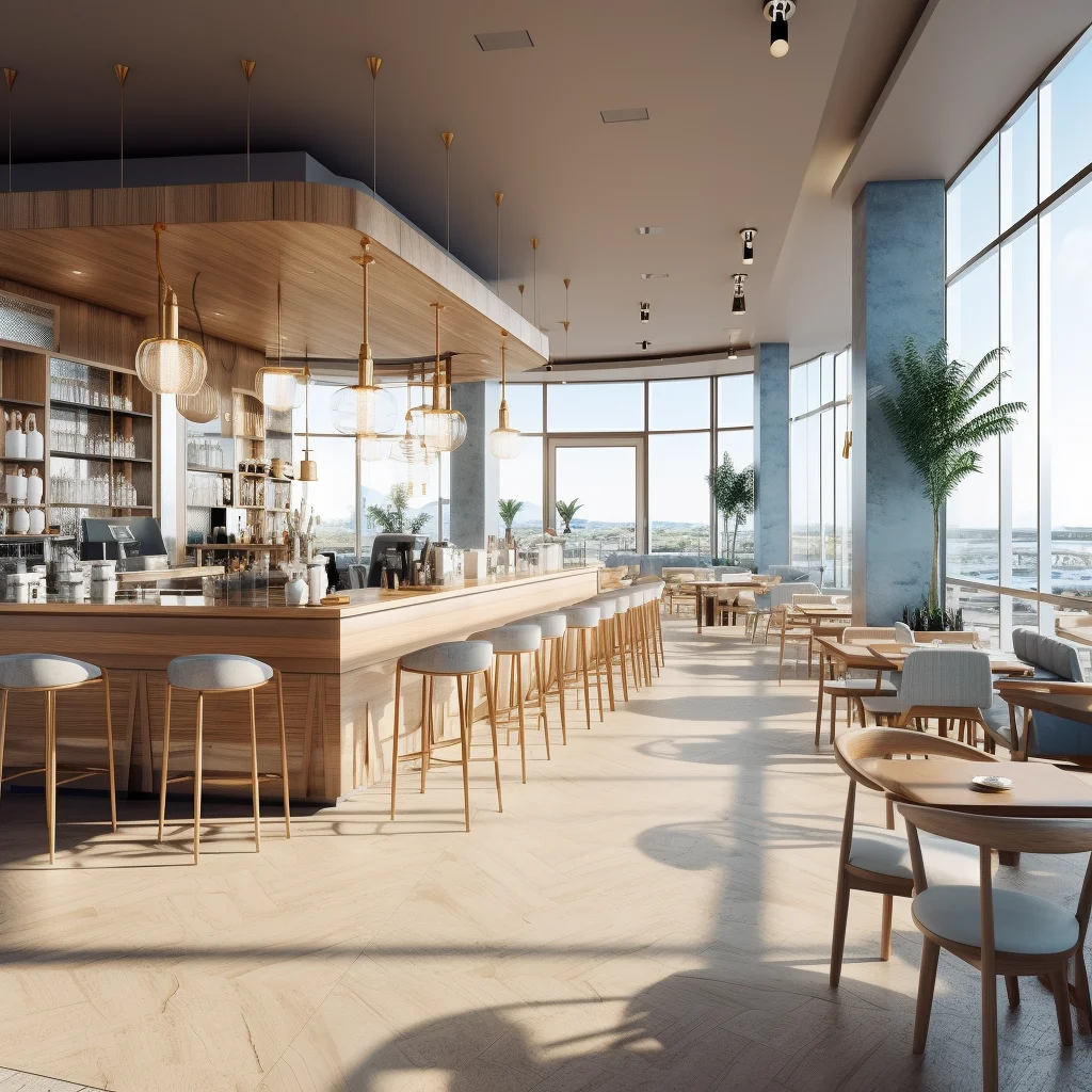 Modern Custom Outdoor Cafe Interior Design Decoration Coffee Shop Design Cafe Bar Counter Design Coffee Store Furniture