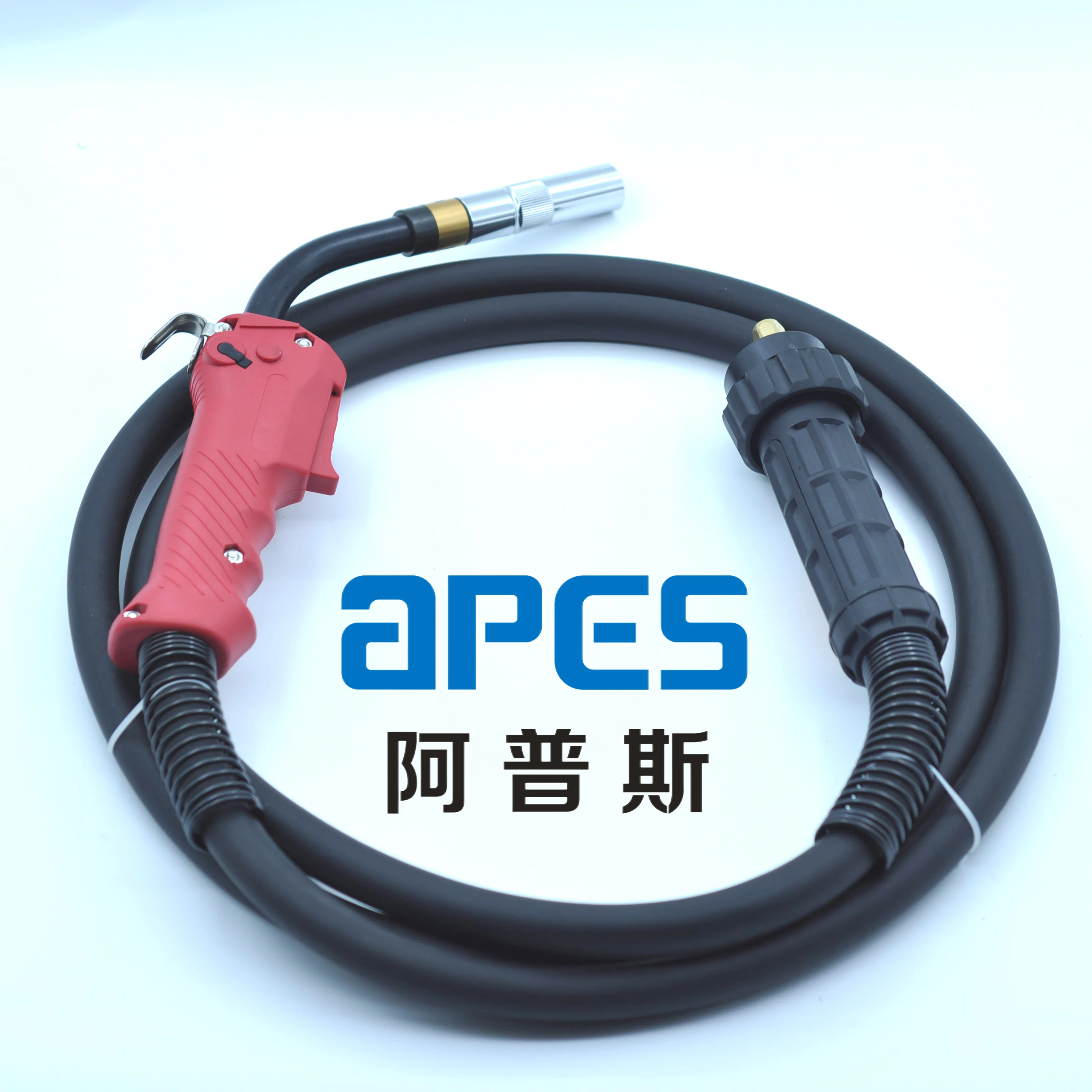 3Meter 350A Pan Type Air Cooled Pan& Euro Connector Soldadura  MIG Welding Torch