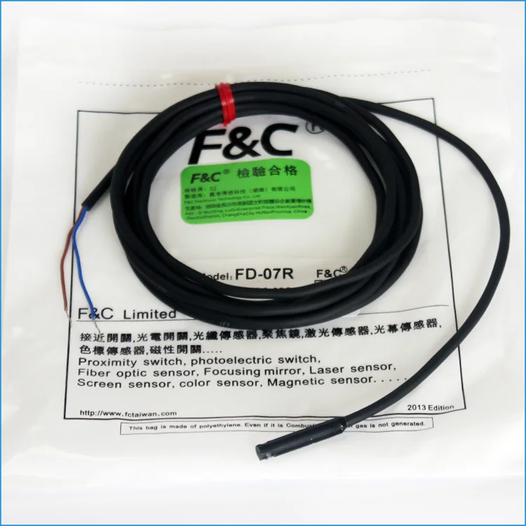 FD-07R contact reed pipe 2-wire magnetic switch sensor, CE RoHs certificated DC AC suitable