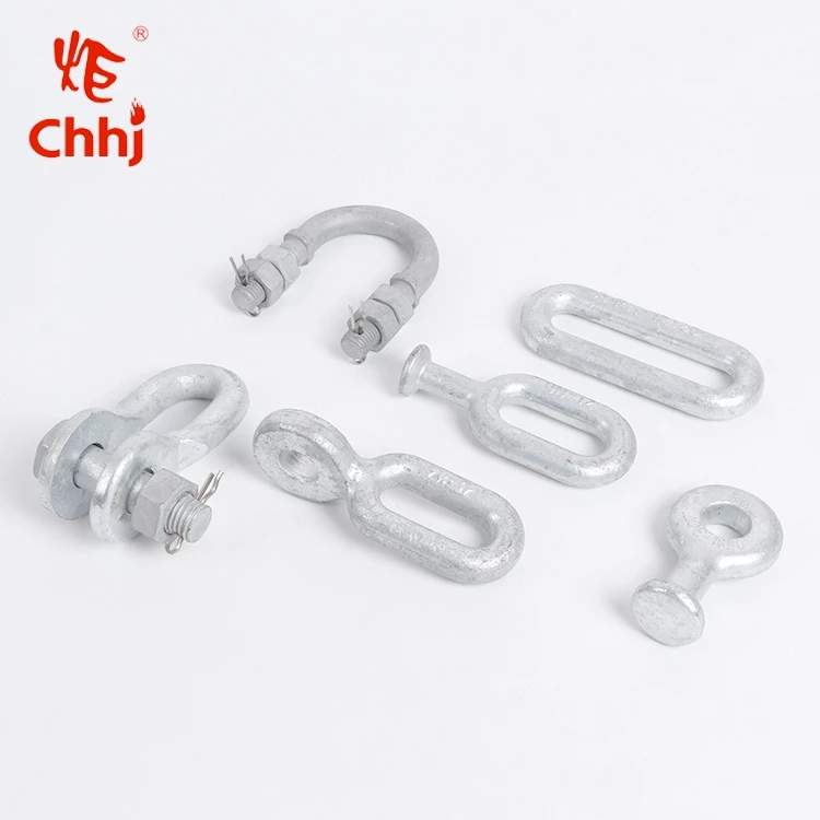 Оцинкованная сталь Якорь Оковы для Накладные изолятор строки подключения