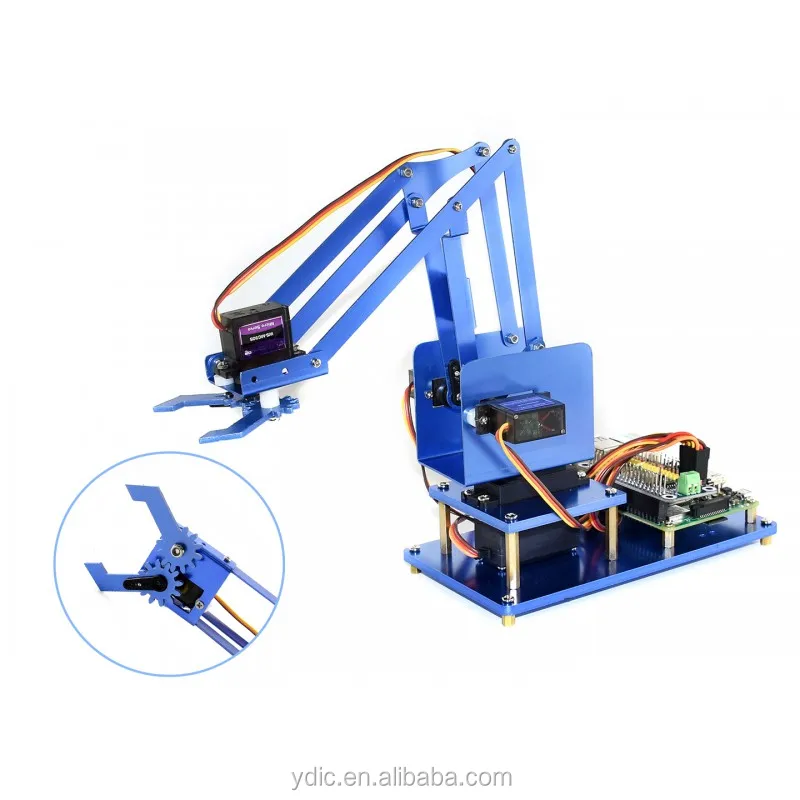 4-DOF Metal Robot Arm Kit for Raspberry Pi,  WiFi