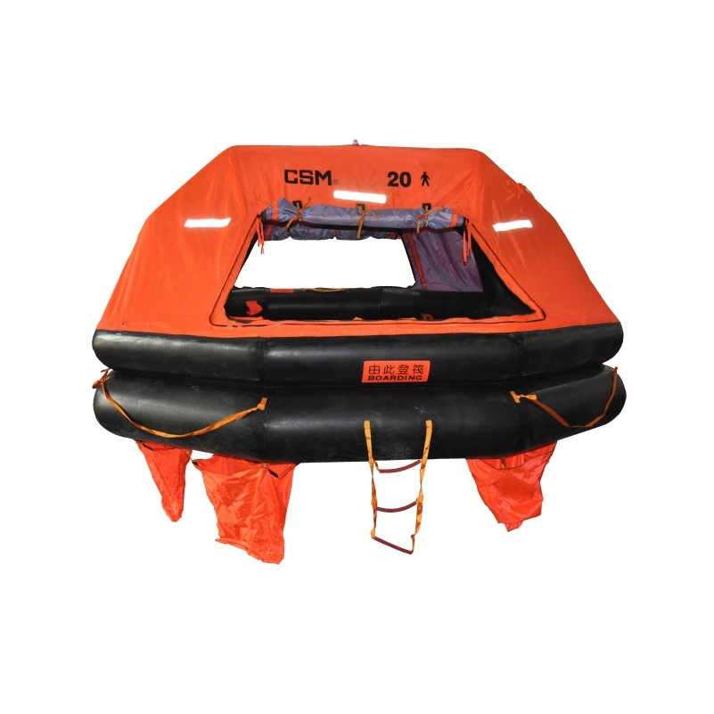 6 10 15 16 20 25 30 Person EC SOLAS CCS certified Throw-over A Type inflatable life raft